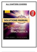 The Physics of Quantum Mechanics &ndash; Complete Solutions Manual by Binney & Skinner &ndash; PDF