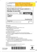 Actual 2025 Pearson Edexcel In GCE History 9HI0&sol;32 Advanced Paper 3&colon; Themes in breadth with aspects in depth Option 32&colon; The Golden Age of Spain&comma; 1474- 1598 Merged Question Paper and Mark scheme