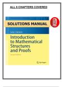 Introduction to Mathematical Structures and Proofs &lpar;2nd Edition&rpar; &ndash; Solutions Manual PDF