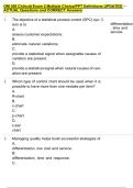 OM 300 Chilcutt Exam 2 Multiple Choice&sol;PPT Definitions UPDATED  ACTUAL Questions and CORRECT Answers