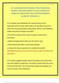 ATI LEADERSHIP RN VERSION 4 PROCTORED NGN NEWEST 2025&sol;2026 NEWEST ACTUAL EXAM WITH COMPLETE QUESTIONS AND VERIFIED ANSWERS &vert;ALREADY GRADED A&plus;&vert;