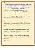TCIS-THERAPEUTIC CRISIS INTERVENTION FOR SCHOOLS EXAM LATEST  2025&sol;2026 ACTUAL EXAM WITH COMPLETE QUESTIONS AND CORRECT  DETAILED ANSWERS &lpar;100&percnt; VERIFIED ANSWERS&rpar; &vert;ALREADY GRADED A&plus;&vert;  &vert;&vert;PROFESSOR VERIFIED&vert;&vert; &vert;&vert;BRANDNEW&excl;&excl;&excl;&vert;&vert;