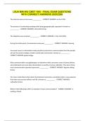 LSUA MIN WU CMST 1061 - FINAL EXAM QUESTIONS WITH CORRECT ANSWERS 2025&sol;2026