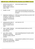 NURS 401 Exam 1 UPDATED ACTUAL Questions and CORRECT Answers