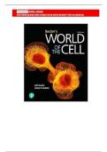 Test Bank for Becker's World of the Cell&comma; 10th Edition by Jeff Hardin&comma; All Chapters 1-26 &vert; Complete Guide A&plus;