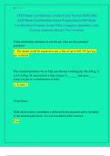 AFIP Basic Certification Actual Exam Newest 2025-2026  AFIP Basic Certification Exam Preparation&sol;AFIP Basic  Certification Practice Exam With Complete Questions And  Correct Answers&vert; Brand New Version&excl; 
