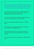 NOCTI Business Newest Exam 2025-2026 &sol; NOCTI Business   Preparation&sol;NOCTI Business Practice Exam With Complete  Questions And Correct Answers&vert; Brand New Version&excl; 