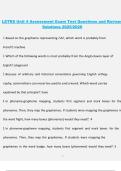 LETRS Unit 4 Assessment Exam &vert; Test Questions and Revised Solutions &vert; Latest 2025&sol;2026 Complete Study Guide