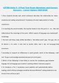 LETRS Units 5&ndash;8 Post Test Exam &vert; Questions and Correct Answers &vert; Latest Update 2025&sol;2026 Complete Study Guide