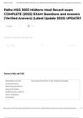 Patho NSG 5003 Midterm Most Recent exam COMPLETE &lpar;2025&rpar; EXAM Questions and Answers &lpar;Verified Answers&rpar; &lpar;Latest Update 2025&rpar; UPDATE&excl;&excl;