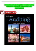 Solution Manual &ndash; Auditing&colon; A Risk-Based Approach to Conducting a Quality Audit&comma; 12th Edition by Karla Johnstone-Zehms &ndash; Verified Complete Solutions &lpar;Newest Edition&rpar;