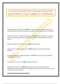 CM 4223 CHAPTER 1 EXAM UPDATED QUESTIONS AND CORRECT ANSWERS&period;
