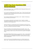 CAMS Prep Exam &ndash; Practice Questions with Solved Solutions &lpar;Certified Anti-Money Laundering Specialist
