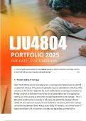 LJU4804 Exam Portfolio 2025 - Due 17 October 2025
