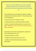 NSG 522 PSYCHOPHARMACOLOGY EXAM 1 NEWEST 2025&sol;2026 NEWEST ACTUAL EXAM WITH COMPLETE QUESTIONS AND VERIFIED ANSWERS &vert;ALREADY GRADED A&plus;&vert;