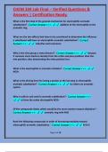 CHEM 334 Lab Final &ndash; Verified Questions & Answers &vert; Certification Ready&period;