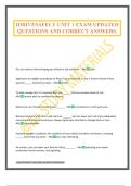 IDRIVESAFELY UNIT 1 EXAM UPDATED QUESTIONS AND CORRECT ANSWERS&period;