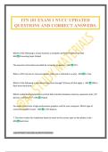 ITN 101 EXAM 1 NVCC UPDATED QUESTIONS AND CORRECT ANSWERS&period;