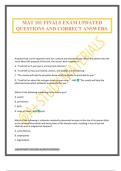 MAT 101 FINALS EXAM UPDATED QUESTIONS AND CORRECT ANSWERS