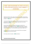 MMC 3420 CHAPTERS 10 AND 11 EXAM UPDATED QUESTIONS AND CORRECT ANSWERS&period;