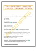 MTA DISPATCHER EXAM UPDATED QUESTIONS AND CORRECT ANSWERS&period;