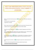 MSCI 446 MIDTERM PRACTICE EXAM UPDATED QUESTIONS AND CORRECT ANSWERS&period;