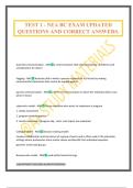 TEST 1 - NEA BC EXAM UPDATED QUESTIONS AND CORRECT ANSWERS&period;