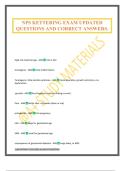 NPS KETTERING EXAM UPDATED QUESTIONS AND CORRECT ANSWERS&period;