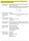 Hazard analysis & critical control points &lpar;HACCPs&rpar; UPDATED ACTUAL  Questions and CORRECT Answers