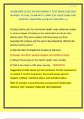 SAUNDERS NCLEX PN NGN NEWEST TEST BANK 2025&sol;2026 NEWEST ACTUAL EXAM WITH COMPLETE QUESTIONS AND VERIFIED ANSWERS &vert;ALREADY GRADED A&plus;&vert; 