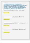 WGU D293 ASSESSMENT AND LEARNING  ANALYTICS EXAM UPDATED QUESTIONS AND 100&percnt;  CORRECT ANSWERS WITH A GUARANTEED A&plus;&vert;&vert;  2025-2026 LATEST AND COMPLETE UPDATE WITH  VERIFIED SOLUTIONS&vert;&vert; GUARANTEED PASS&excl;&excl; 