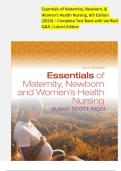 Essentials of Maternity&comma; Newborn&comma; & Women&rsquo;s Health Nursing &ndash; 6th Edition &lpar;2024&rpar; &vert; Complete Test Bank with Verified Questions and Answers
