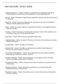 MGT 605 EXAM 1 STUDY GUIDE