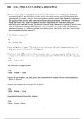 MGT 605 FINAL QUESTIONS &plus; ANSWERS
