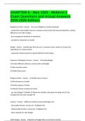 CHAPTER 6 - Mos 1023 - Midterm 2 Exam Questions and Actual Answers 2025-2026 Edition&period;