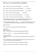 MRIT 401 CH 15-30 QUESTIONS & ANSWERS