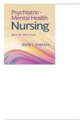 Test Bank for Psychiatric&ndash;Mental Health Nursing &ndash; 9th Edition by Videbeck &vert; Complete Exam Questions with Correct Answers