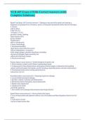 NUR 405 Exam 4 With Correct Answers &lpar;with Complete Solutions&rpar; 