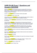 UARK BLAW Exam 1 Questions and Answers 2025-2026