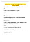 Aquatic Pest Control Practice Questions & 100&percnt; Correct Answers