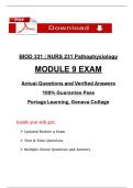 BIOD 331 &vert; NURS 231 Pathophysiology Module 9 Exam&colon; Endocrine & Diabetes