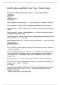EW300 NAVAL WEAPON SYSTEMS - FINAL EXAM