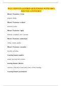 WGU D293 EXAM PREP QUESTIONS WITH 100&percnt; SOLVED ANSWERS