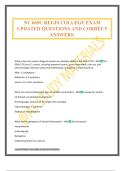 NU 665C REGIS COLLEGE EXAM UPDATED QUESTIONS AND CORRECT ANSWERS&period;