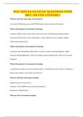 WGU D293 EXAM STUDY QUESTIONS WITH 100&percnt; SOLVED ANSWERS