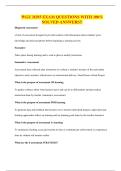 WGU D293 EXAM QUESTIONS WITH 100&percnt; SOLVED ANSWERS&excl;