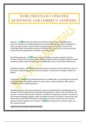 NURS 3300 EXAM 1 UPDATED QUESTIONS AND CORRECT ANSWERS&period;