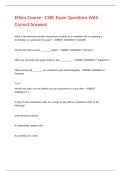 Ethics Course - CSRC Exam Questions With Correct Answers