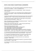 DHYG 1304 EXAM 3 QUESTIONS & ANSWERS