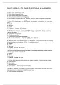 DHYG 1304 CH&period; 31 QUIZ QUESTIONS & ANSWERS